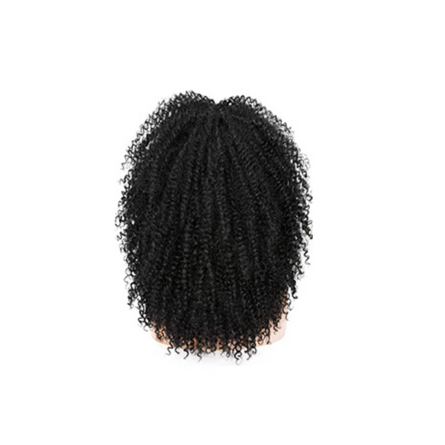 AFRO KINKY CURL HUMAN HAIR WIG-NATURAL COLOR