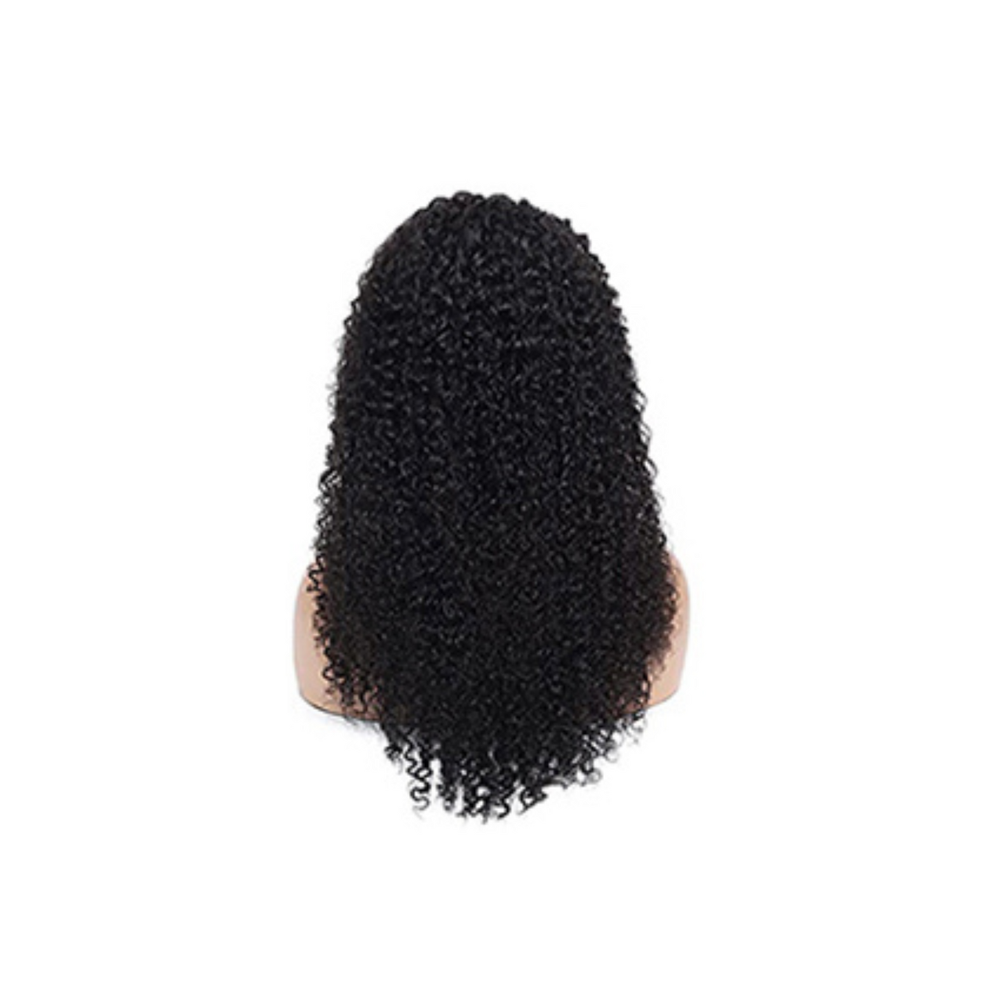 KINKY CURLY HUMAN HAIR WIG-NATURAL COLOR