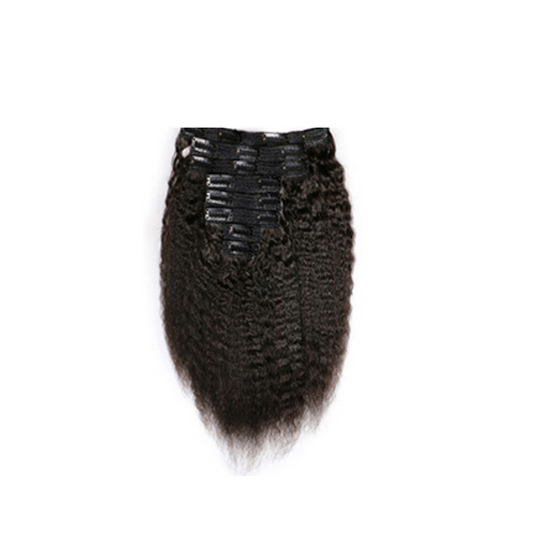 KINKY STRAIGHT CLIP-INS-NATURAL COLOR