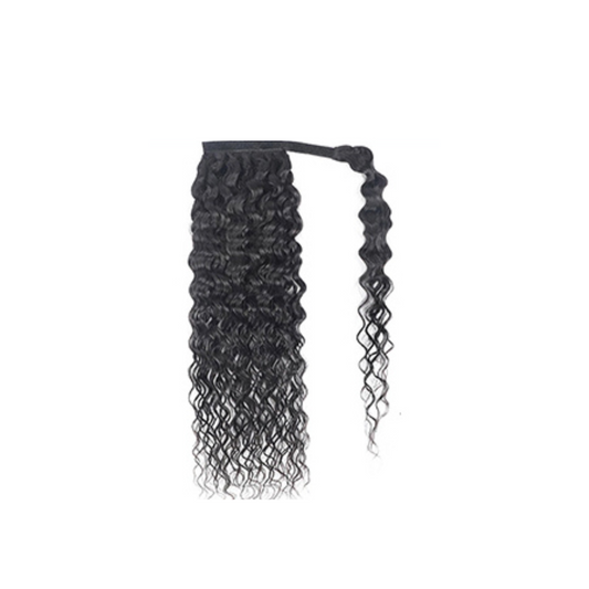 WATER WAVE VELCRO PONYTAIL-NATURAL COLOR